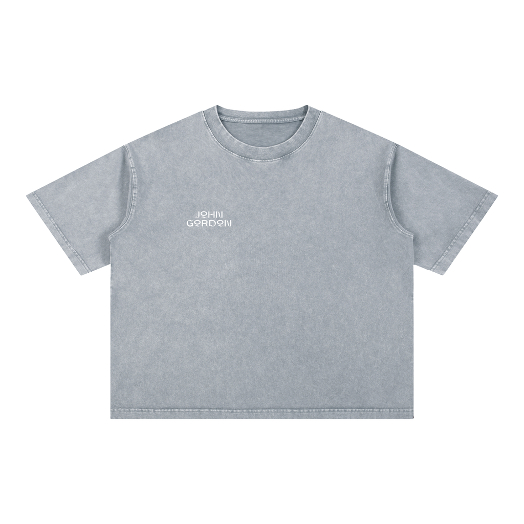 "Foliage" Mineral Wash Boxy T-Shirt
