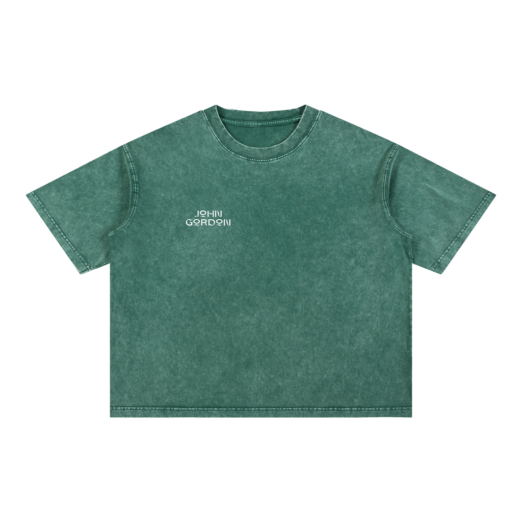 "Foliage" Mineral Wash Boxy T-Shirt