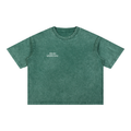 "Foliage" Mineral Wash Boxy T-Shirt