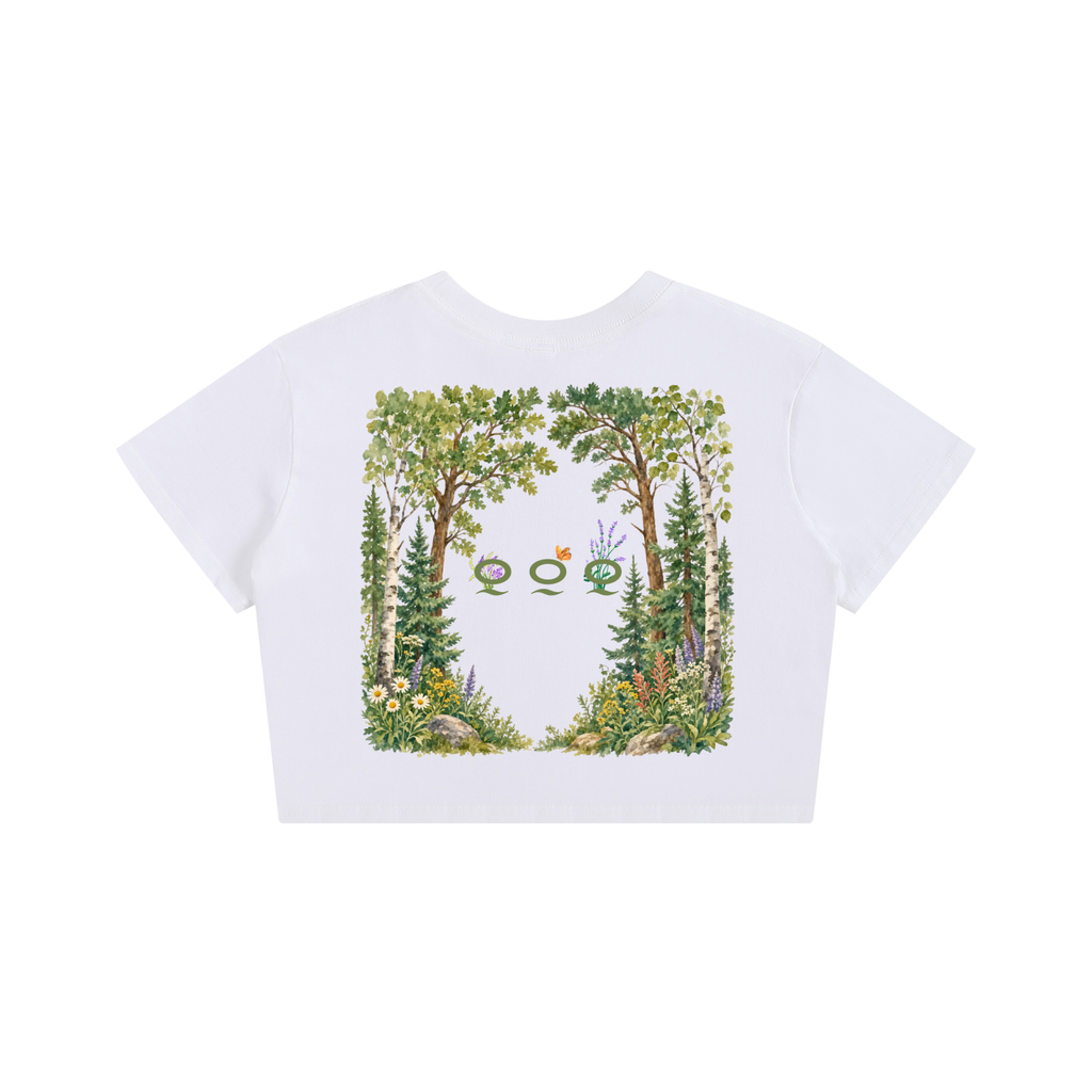 "Foliage" Baby Tee Seamless T-Shirt