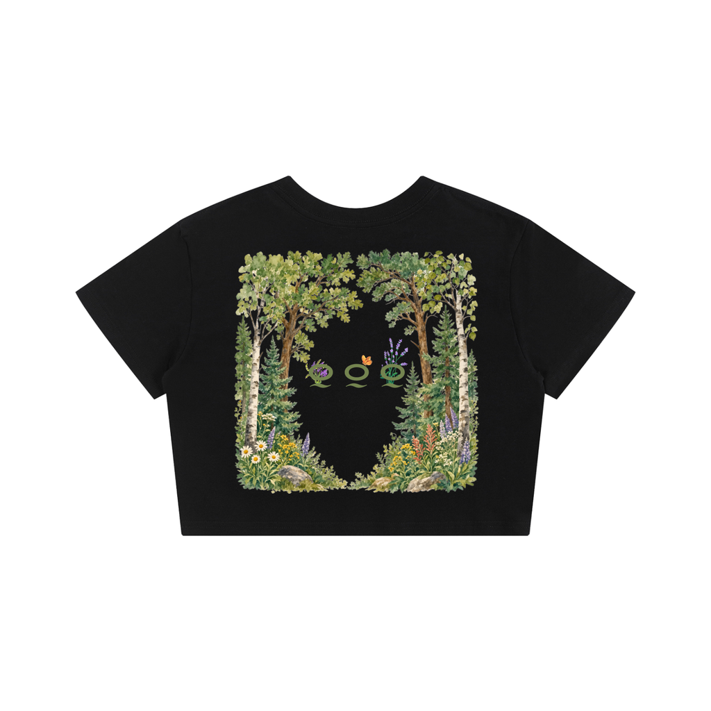 "Foliage" Baby Tee Seamless T-Shirt