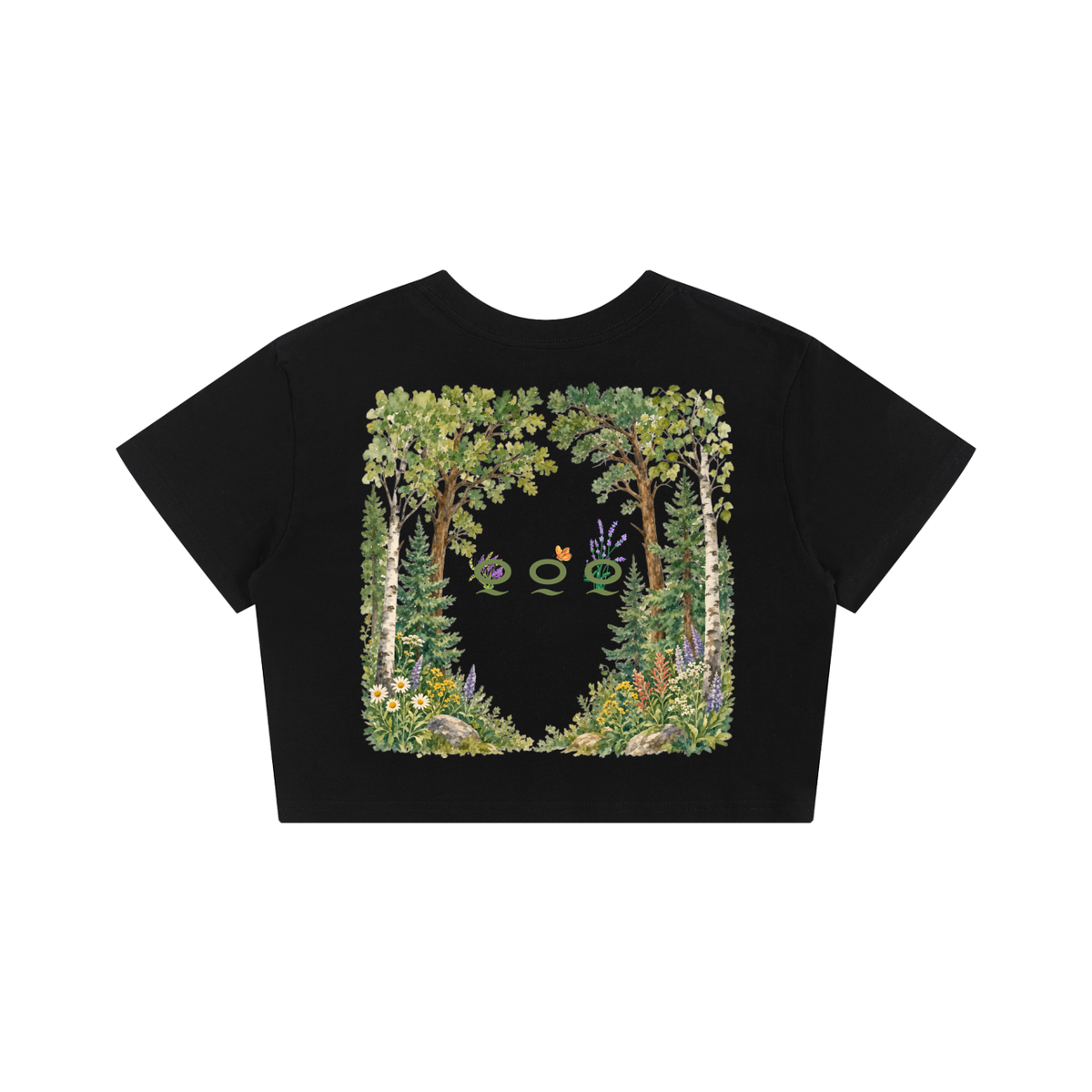 "Foliage" Baby Tee Seamless T-Shirt