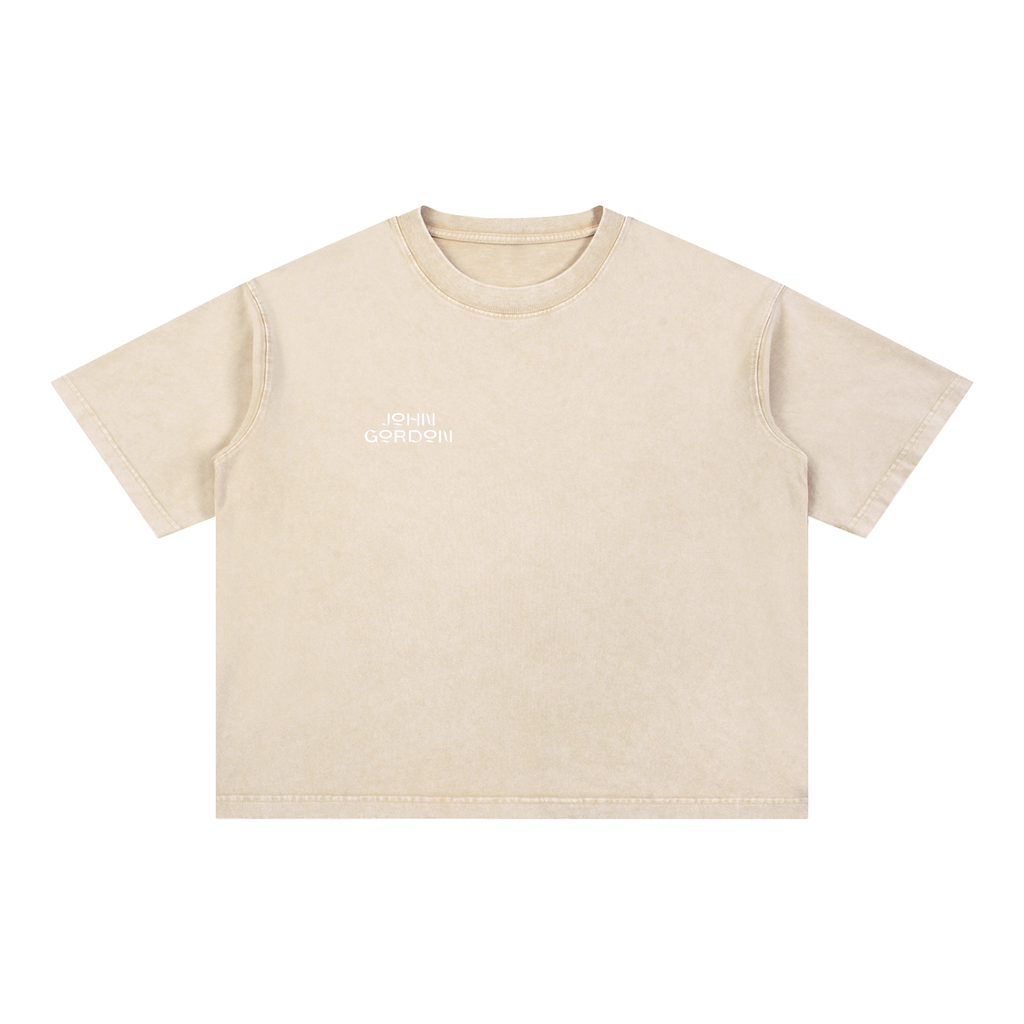 "Foliage" Mineral Wash Boxy T-Shirt